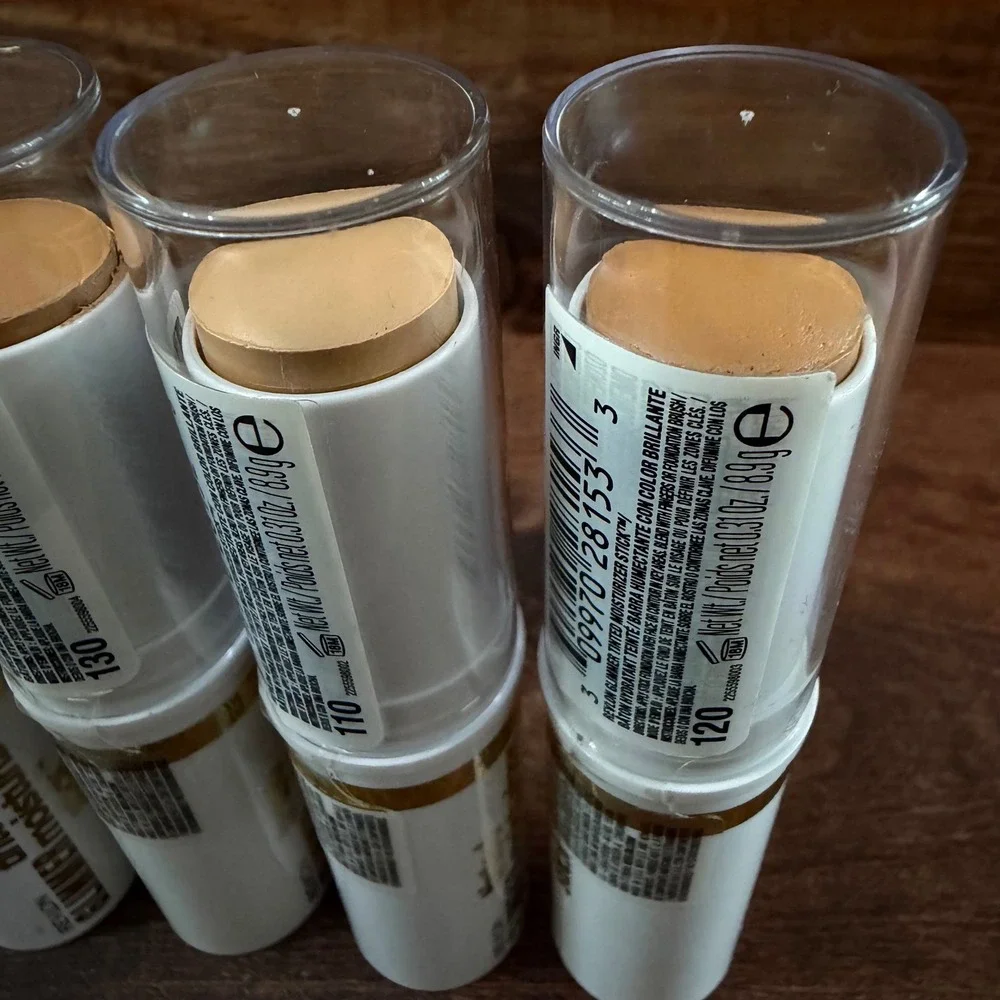 Revlon Glimmer Tinted Moisturizer Stick 6pc Lot Shades 100 110 120 130 160 8.9g